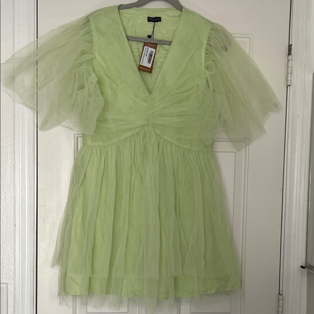 Nasty Gal Mint Green Dress